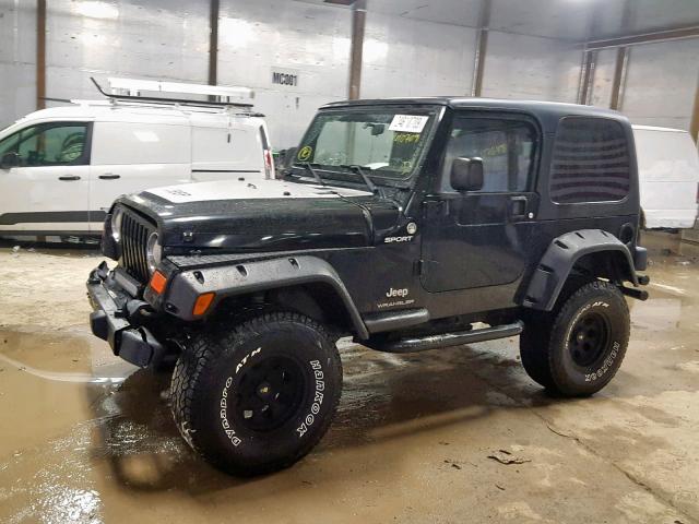 1J4FA49S15P342892 - 2005 JEEP WRANGLER / BLACK photo 10