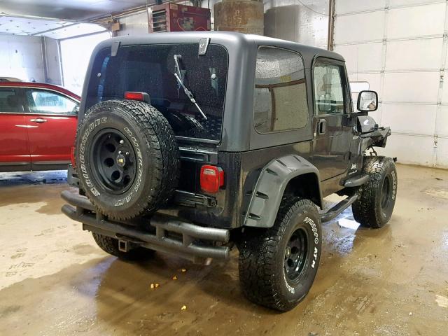 1J4FA49S15P342892 - 2005 JEEP WRANGLER / BLACK photo 4