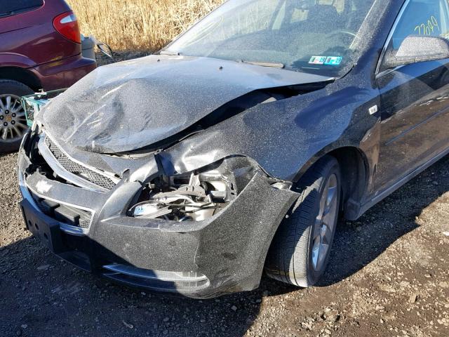 1G1ZH57B78F232701 - 2008 CHEVROLET MALIBU 1LT 灰色 照片 9