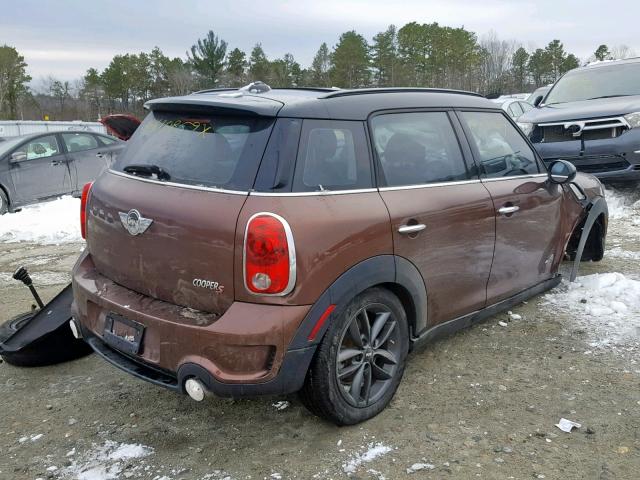 WMWZC5C58DWP32962 - 2013 MINI COOPER S C BROWN photo 4