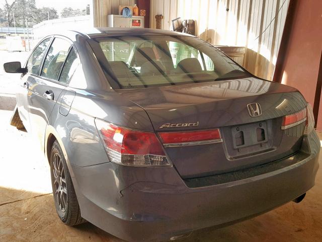 1HGCP2F37BA117482 - 2011 HONDA ACCORD LX GRAY photo 3