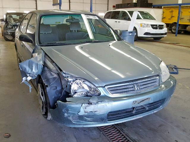 2HGEJ6613YH509143 - 2000 HONDA CIVIC BASE Yaşıl foto 1