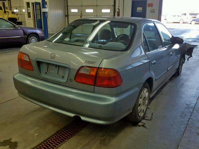 2HGEJ6613YH509143 - 2000 HONDA CIVIC BASE Yaşıl foto 4