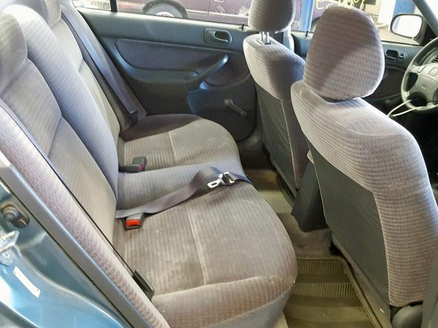 2HGEJ6613YH509143 - 2000 HONDA CIVIC BASE Yaşıl foto 6