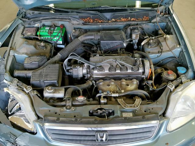 2HGEJ6613YH509143 - 2000 HONDA CIVIC BASE Yaşıl foto 7