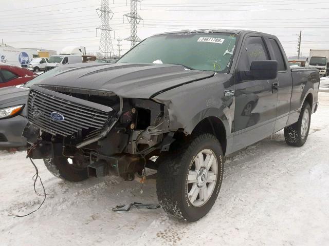 1FTPX12V07FA66628 - 2007 FORD F150 GRAY photo 2