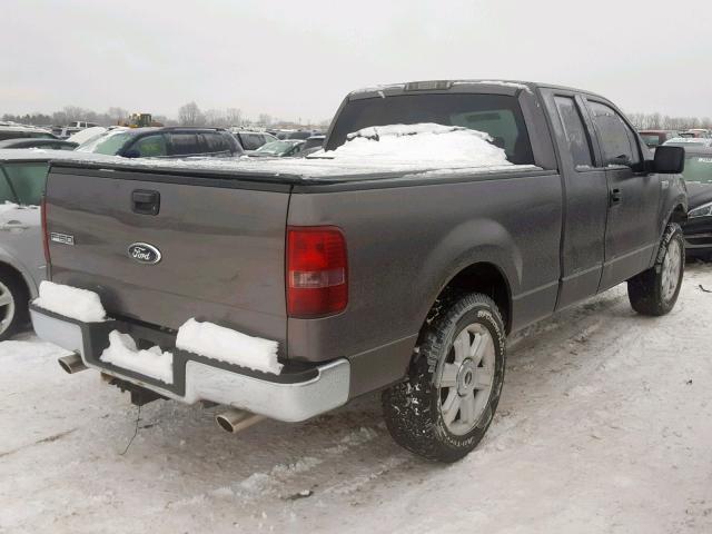 1FTPX12V07FA66628 - 2007 FORD F150 GRAY photo 4