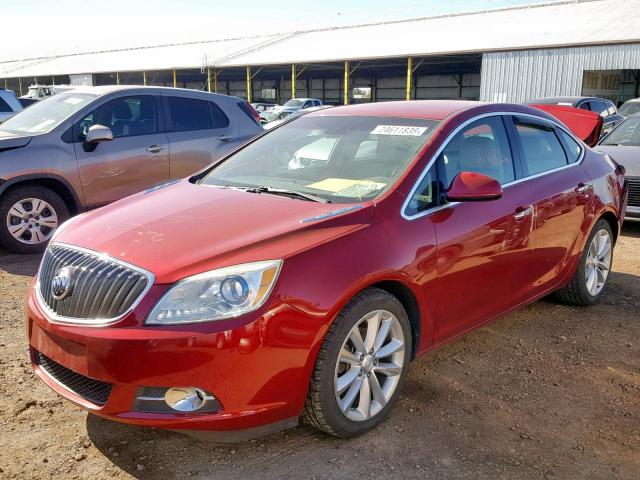 1G4PR5SK5C4156494 - 2012 BUICK VERANO CON RED photo 2