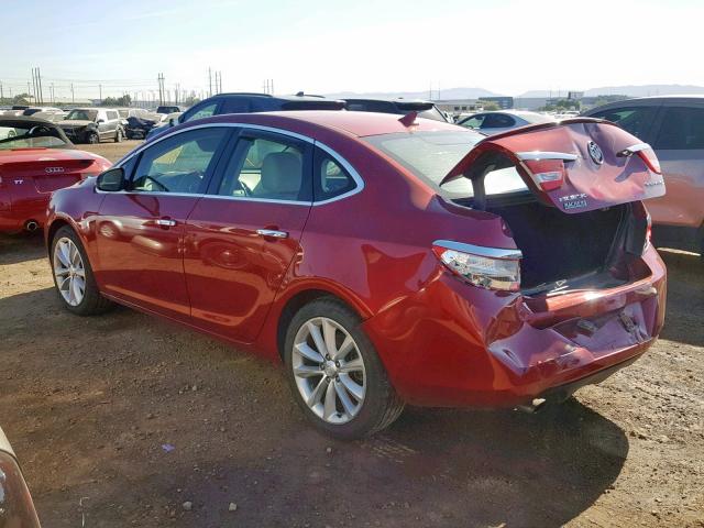 1G4PR5SK5C4156494 - 2012 BUICK VERANO CON RED photo 3