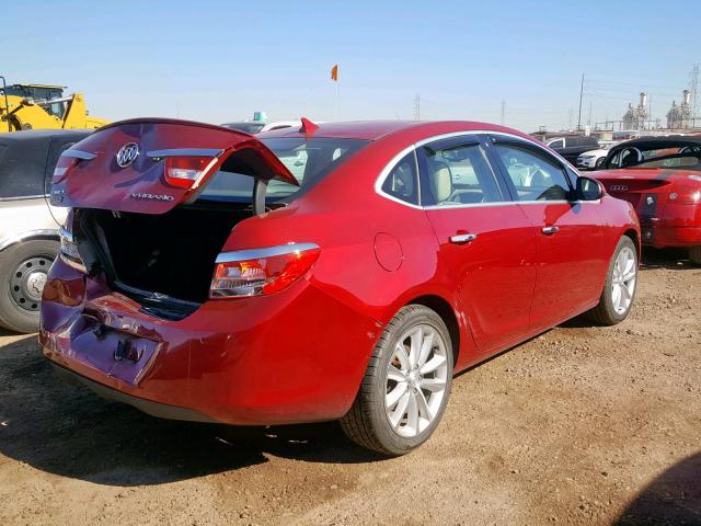 1G4PR5SK5C4156494 - 2012 BUICK VERANO CON RED photo 4