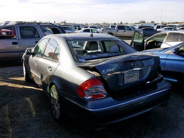 WDBUF56X27B082988 - 2007 MERCEDES-BENZ E 350 GRAY photo 3