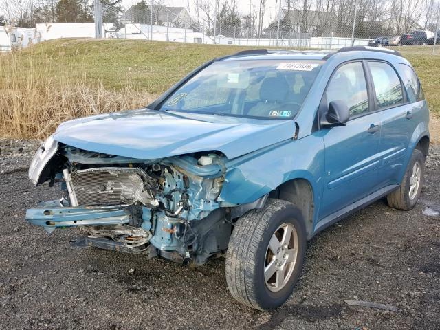 2CNDL23F486064934 - 2008 CHEVROLET EQUINOX LS BLUE photo 2