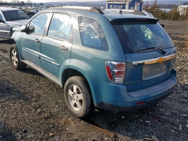 2CNDL23F486064934 - 2008 CHEVROLET EQUINOX LS BLUE photo 3