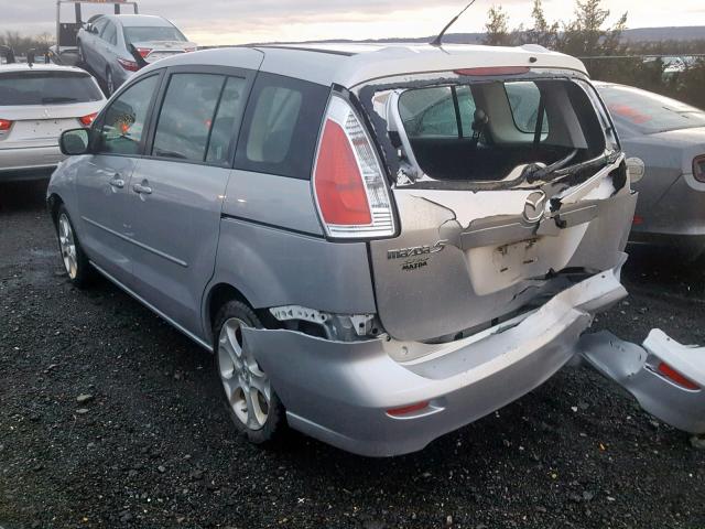 JM1CR293790350492 - 2009 MAZDA 5 SILVER photo 3