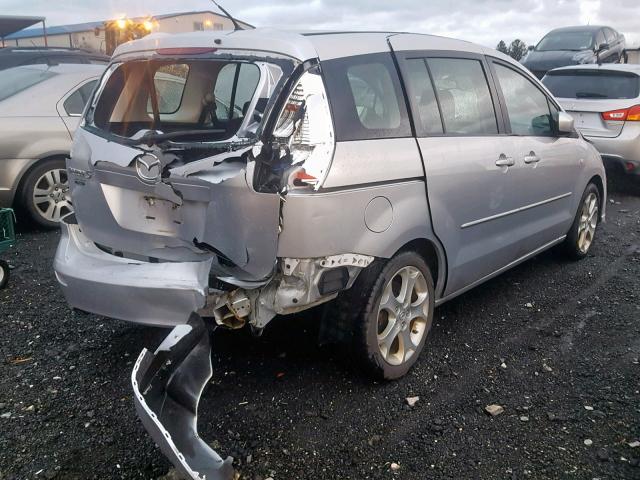 JM1CR293790350492 - 2009 MAZDA 5 SILVER photo 4