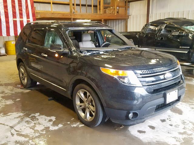 1FM5K7F83FGB29464 - 2015 FORD EXPLORER L BLACK photo 1