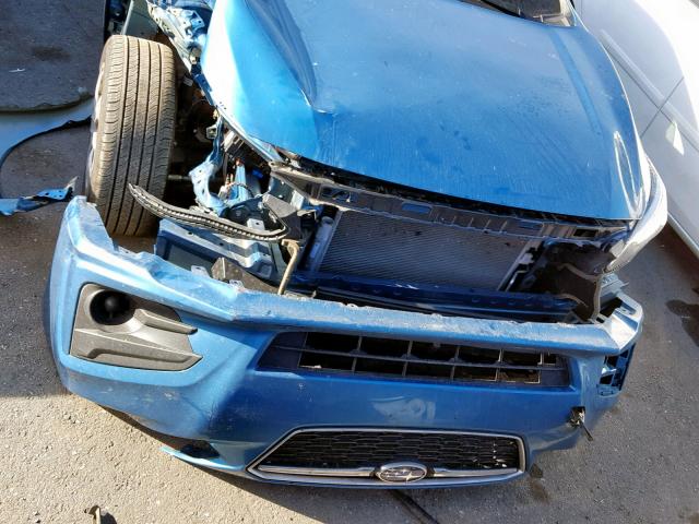 4S3GTAA63H1717349 - 2017 SUBARU IMPREZA BLUE photo 9