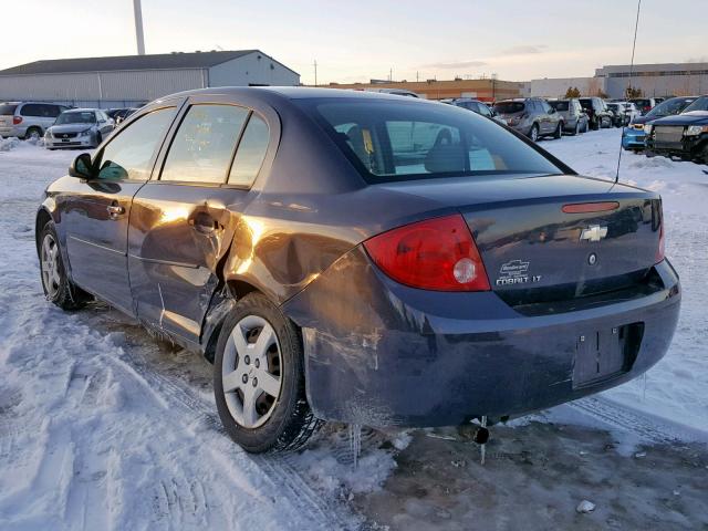 1G1AL55F187342462 - 2008 CHEVROLET COBALT LT GRAY photo 3