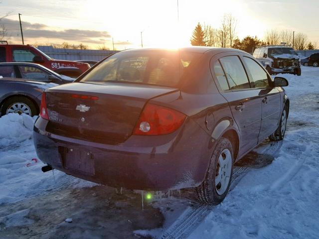 1G1AL55F187342462 - 2008 CHEVROLET COBALT LT GRAY photo 4