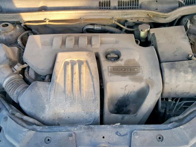 1G1AL55F187342462 - 2008 CHEVROLET COBALT LT GRAY photo 7