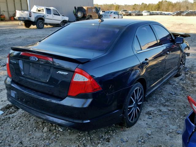 3FAHP0KC0AR104288 - 2010 FORD FUSION SPO BLACK photo 4