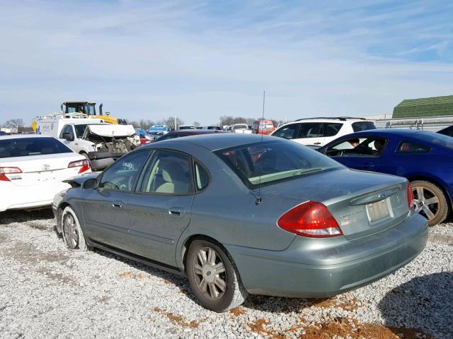 1FAFP56U65A299238 - 2005 FORD TAURUS SEL GRAY photo 3