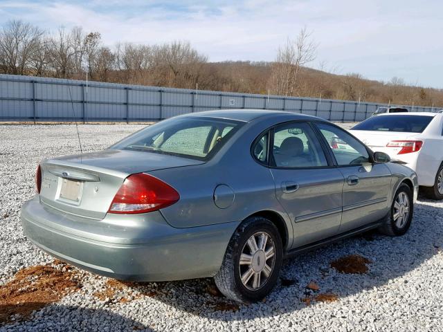 1FAFP56U65A299238 - 2005 FORD TAURUS SEL GRAY photo 4