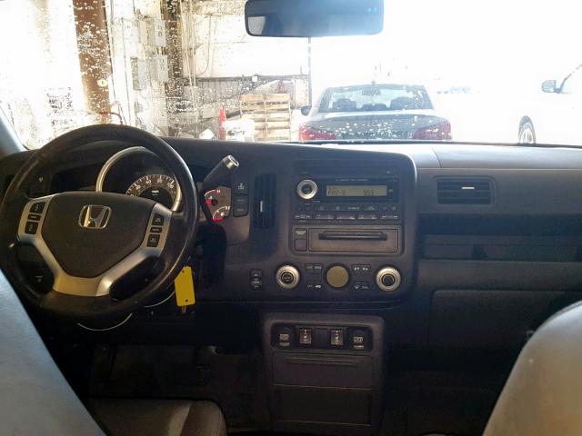 2HJYK16558H522633 - 2008 HONDA RIDGELINE GRAY photo 9