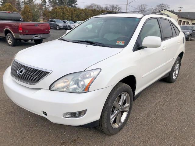 JTJHW31U272017320 - 2007 LEXUS RX 400H WHITE photo 2