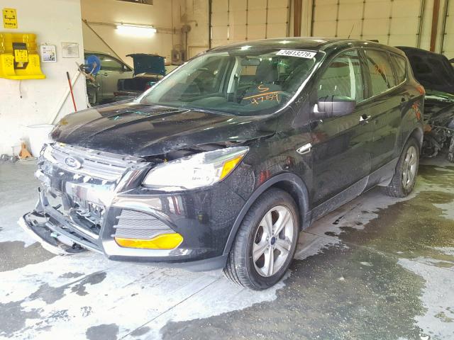 1FMCU0F73EUE54759 - 2014 FORD ESCAPE S BLACK photo 2