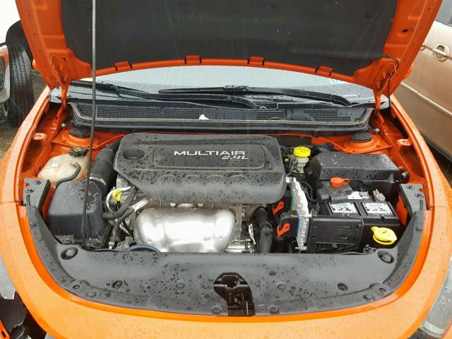 1C3CDFBB1FD302552 - 2015 DODGE DART SXT ORANGE photo 7