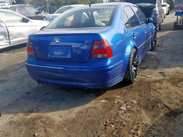 3VWSE69M35M059127 - 2005 VOLKSWAGEN JETTA GLI BLUE photo 4