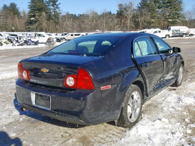 1G1ZH57B094270655 - 2009 CHEVROLET MALIBU 1LT შავი ფოტო 4