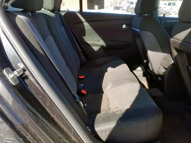 1G1ZH57B094270655 - 2009 CHEVROLET MALIBU 1LT შავი ფოტო 6