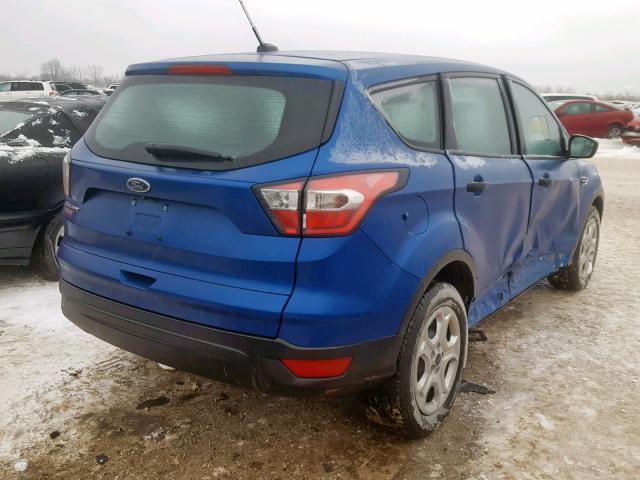 1FMCU0F7XHUA89601 - 2017 FORD ESCAPE S BLUE photo 4