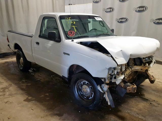 1FTYR10D45PA04441 - 2005 FORD RANGER WHITE photo 1