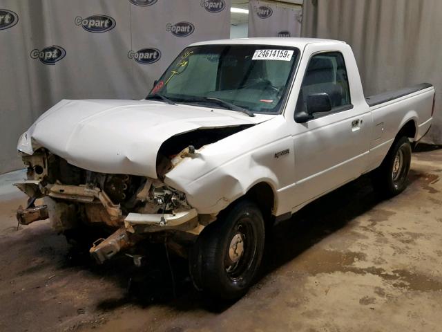 1FTYR10D45PA04441 - 2005 FORD RANGER WHITE photo 2