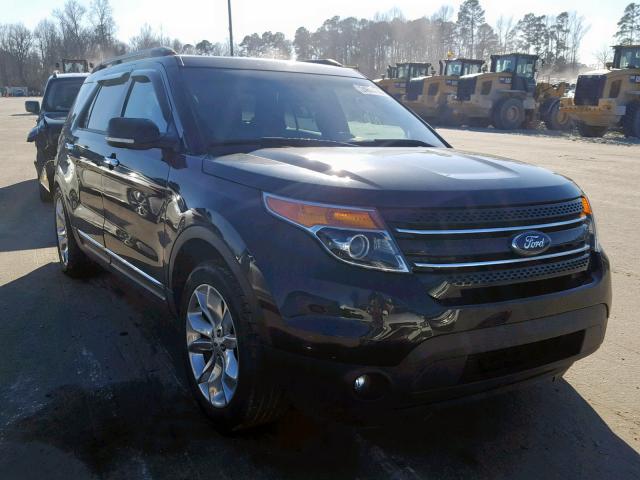 1FM5K7F83FGB71052 - 2015 FORD EXPLORER L BLACK photo 1