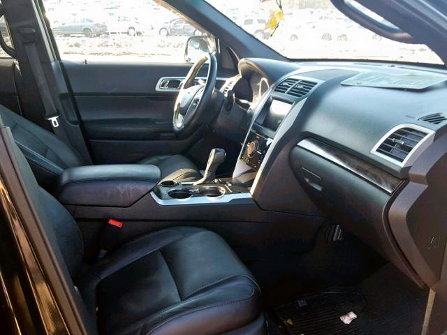 1FM5K7F83FGB71052 - 2015 FORD EXPLORER L BLACK photo 5