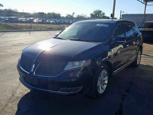 2LMHJ5NK6EBL50813 - 2014 LINCOLN MKT BLACK photo 2