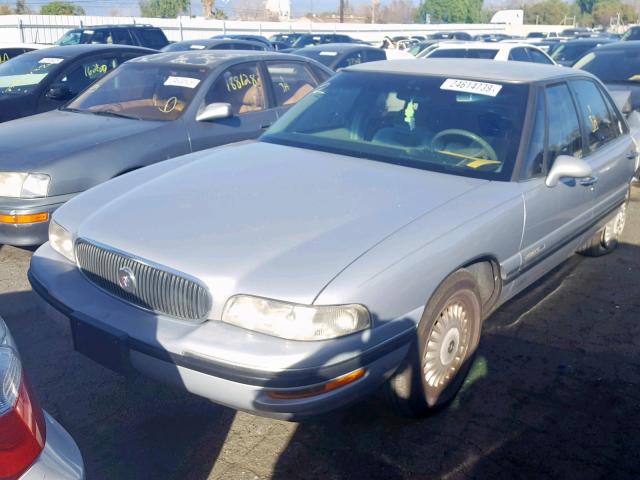 1G4HP52K1WH516562 - 1998 BUICK LESABRE CU BLUE photo 2