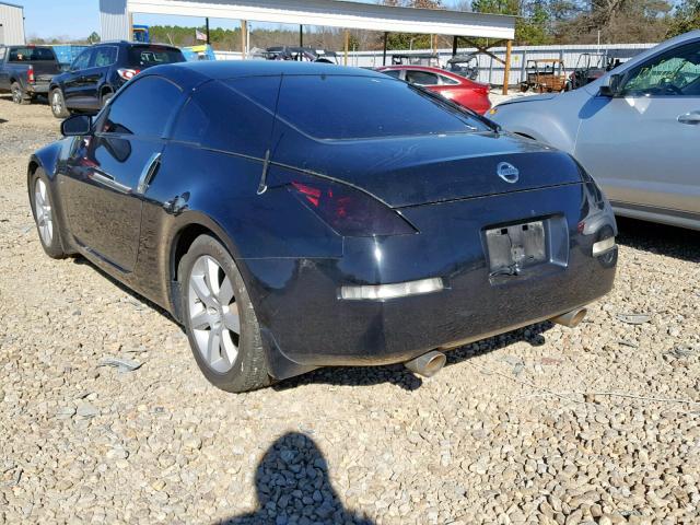 JN1AZ34D85M602382 - 2005 NISSAN 350Z COUPE BLACK photo 3