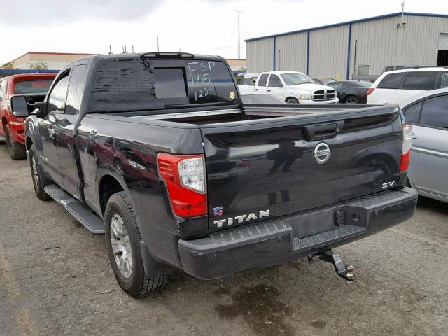 1N6AA1C61HN575954 - 2017 NISSAN TITAN SV BLACK photo 3