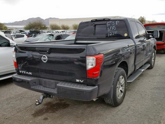 1N6AA1C61HN575954 - 2017 NISSAN TITAN SV BLACK photo 4