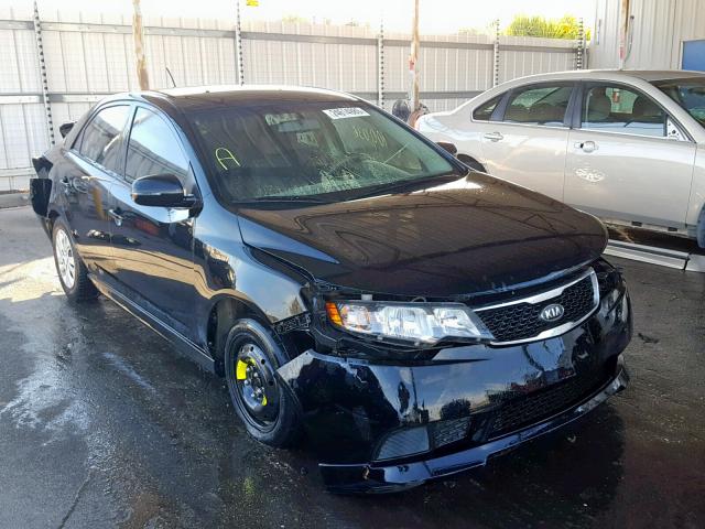 KNAFU4A25C5476741 - 2012 KIA FORTE EX BLACK photo 1