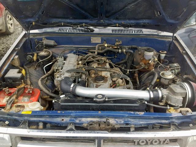 JT4RN66S0F5073918 - 1985 TOYOTA PICKUP XTR BLUE photo 7