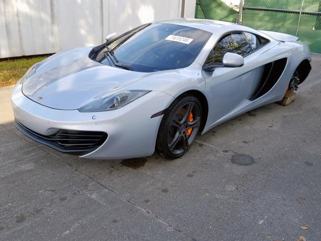 SBM11AAA9CW001297 - 2012 MCLAREN AUTOMOTIVE MP4-12C SILVER photo 2