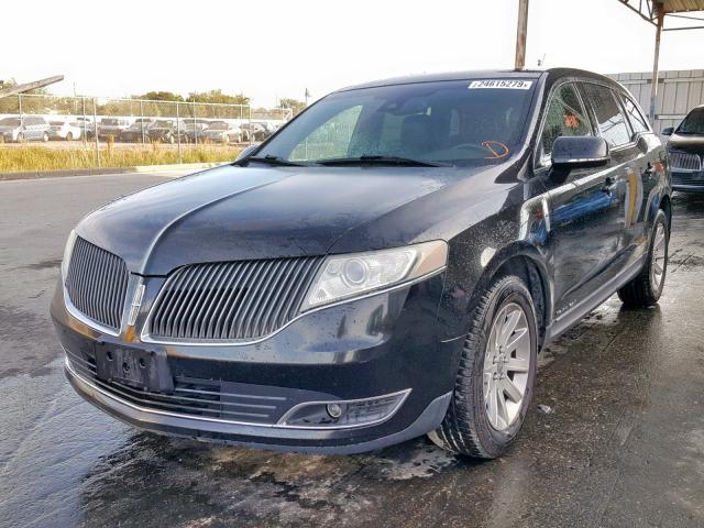 2LMHJ5NK9EBL51812 - 2014 LINCOLN MKT BLACK photo 2