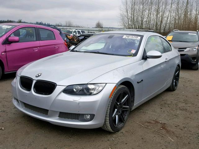 WBAWC73558E064841 - 2008 BMW 335 XI SILVER photo 2