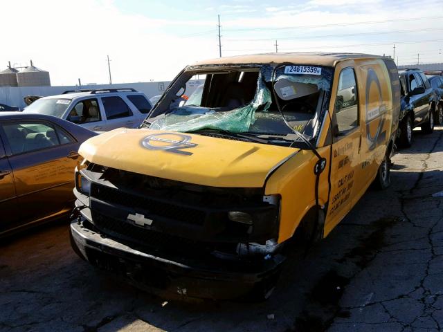 1GCFG15X381193168 - 2008 CHEVROLET EXPRESS G1 YELLOW photo 2